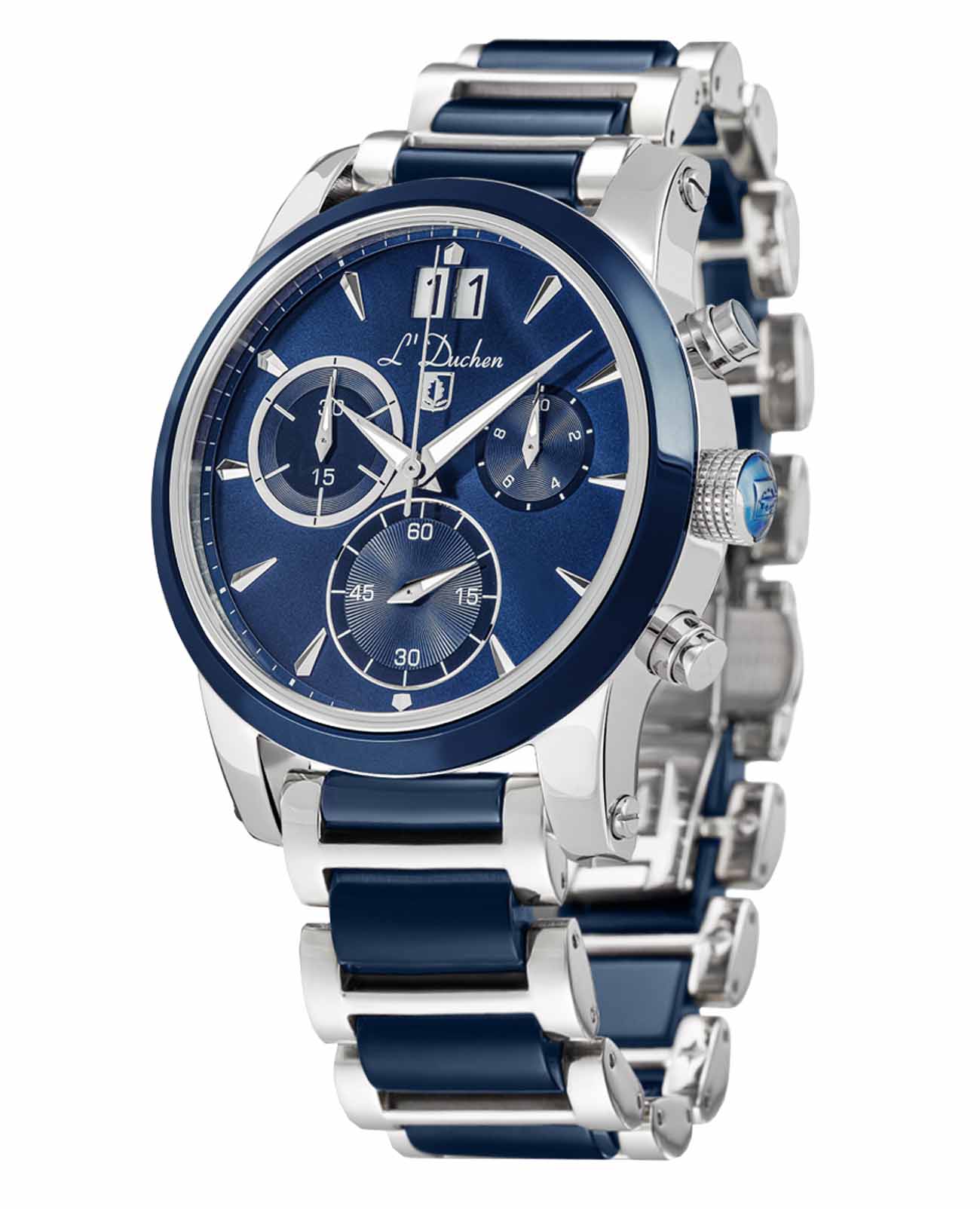 Оригинальные часы L'Duchen L'Duchen Aerostat Chrono D 232.30.31 кварцевые калибр механизма  общий вид